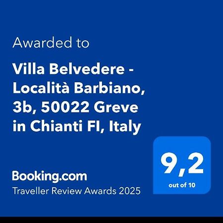 Villa Belvedere - Localita Barbiano, 3B, 50022 Greve In Chianti Fi, Italy Buitenkant foto